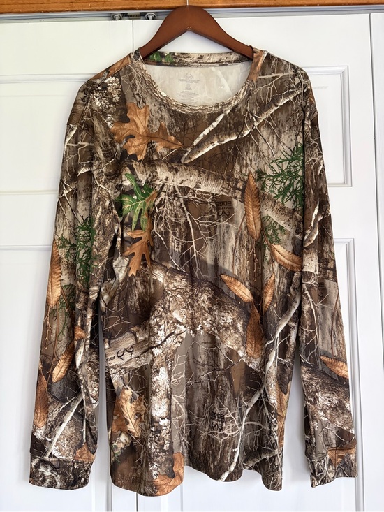 Realtree Other - Realtree Edge Men's Sz XL Performance Long Sleeve Crew Neck Shirt Hunting Camo
